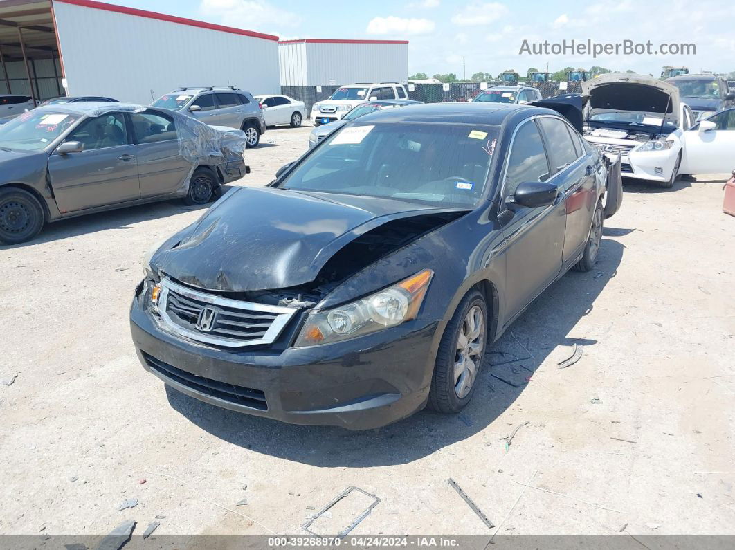 2009 Honda Accord 2.4 Ex-l Black vin: 1HGCP26889A046640