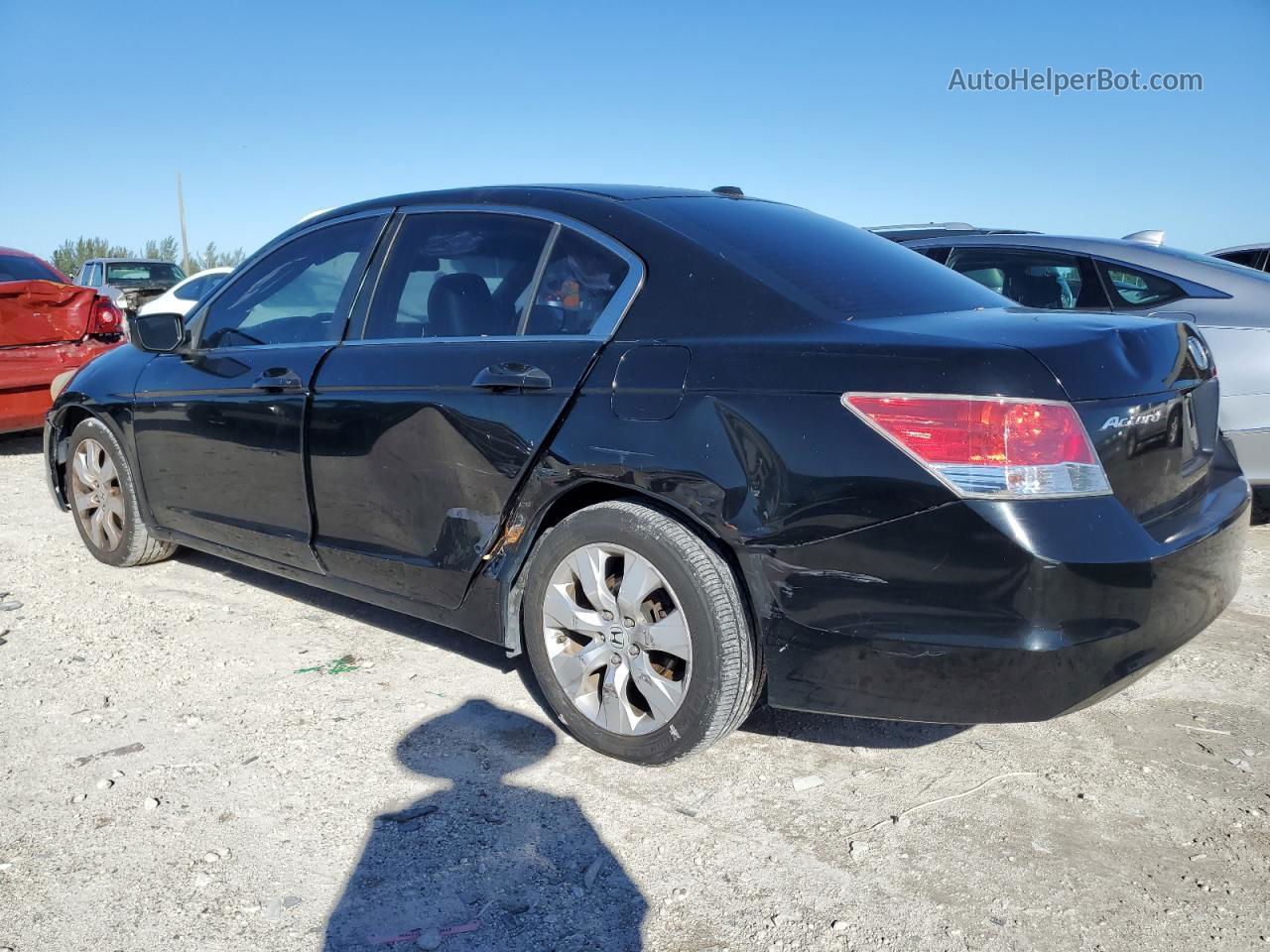 2009 Honda Accord Exl Black vin: 1HGCP26889A158323