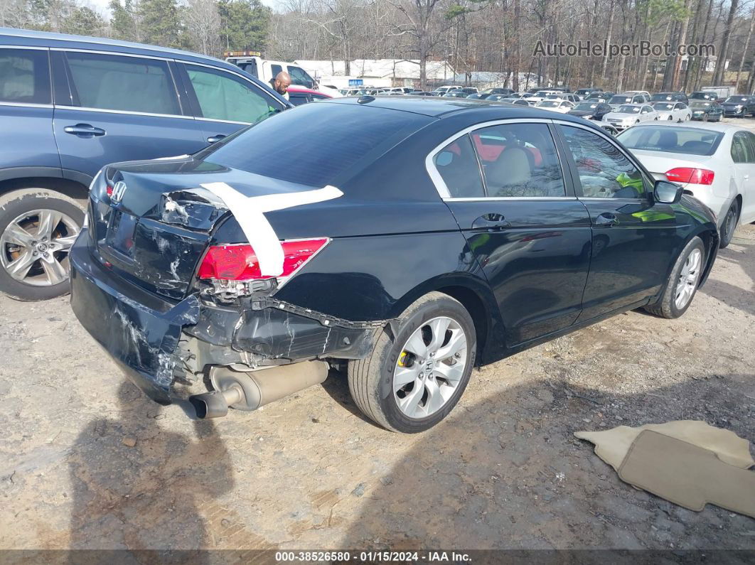 2009 Honda Accord 2.4 Ex-l Black vin: 1HGCP26889A167300