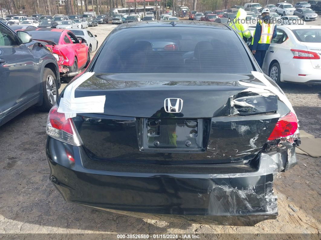 2009 Honda Accord 2.4 Ex-l Black vin: 1HGCP26889A167300