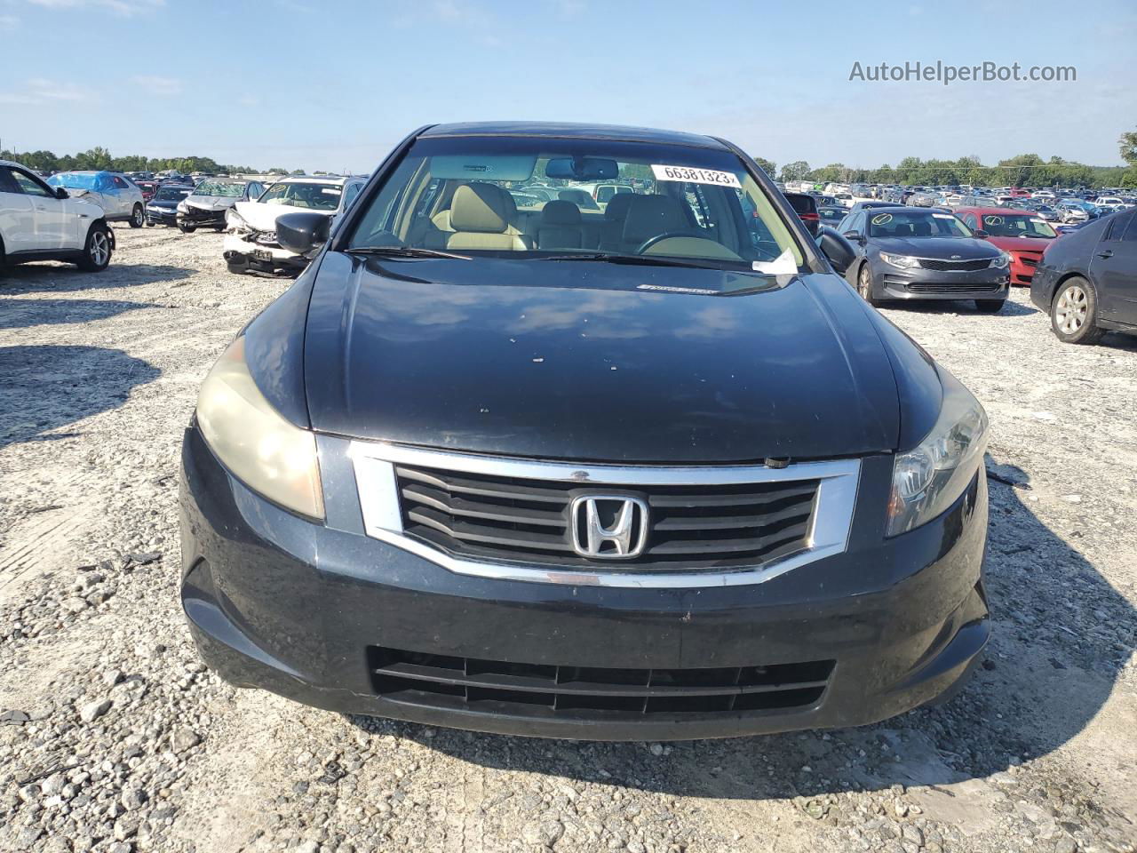 2008 Honda Accord Exl Black vin: 1HGCP26898A017176