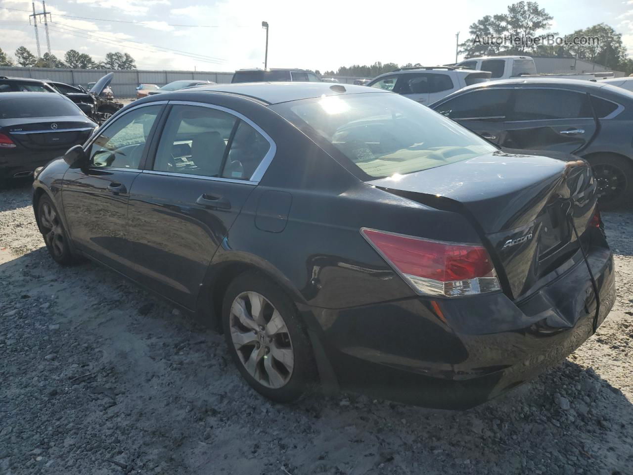 2008 Honda Accord Exl Black vin: 1HGCP26898A017176