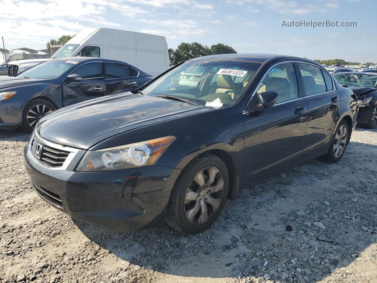 2008 Honda Accord Exl Black vin: 1HGCP26898A017176