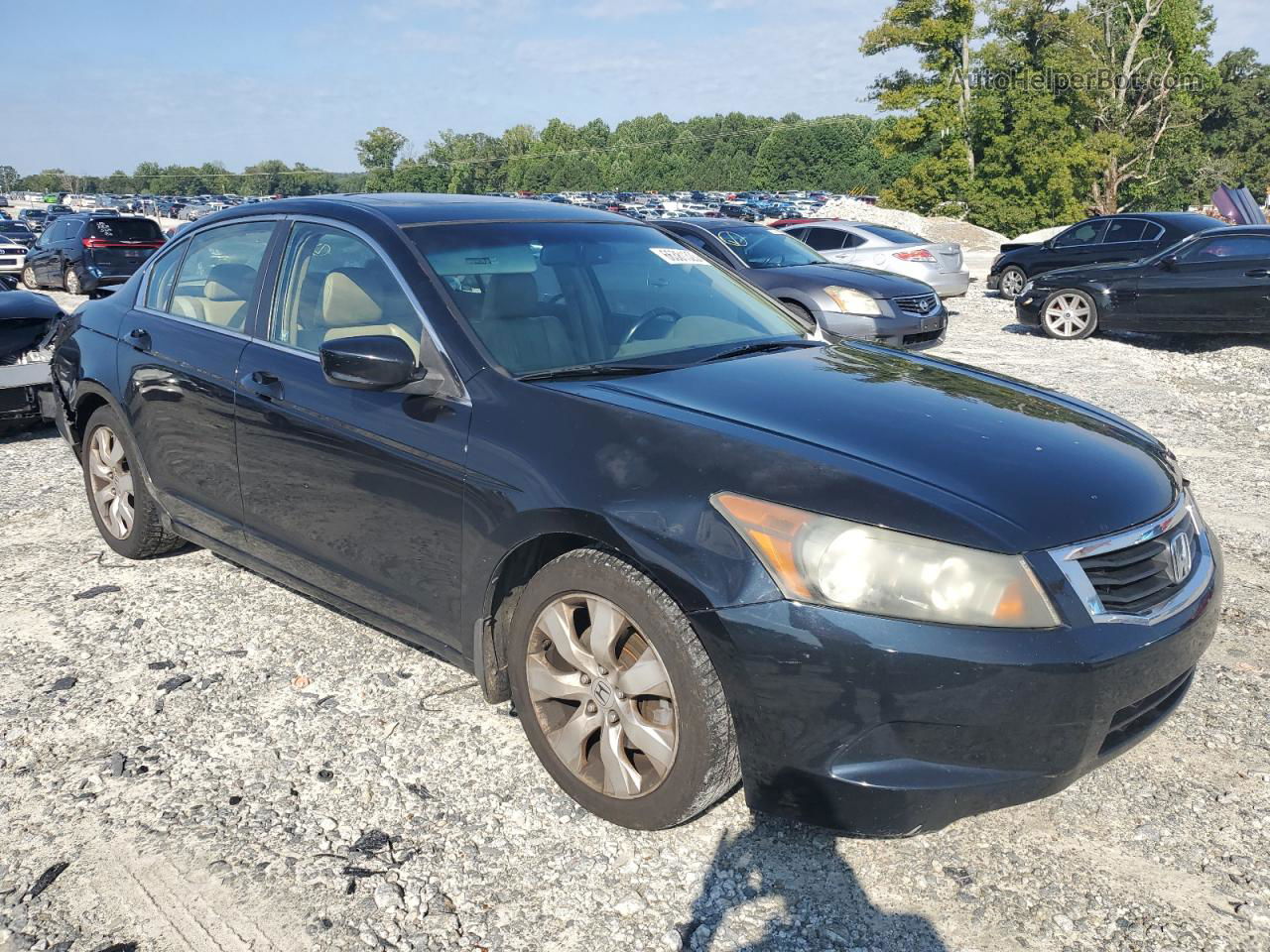 2008 Honda Accord Exl Black vin: 1HGCP26898A017176