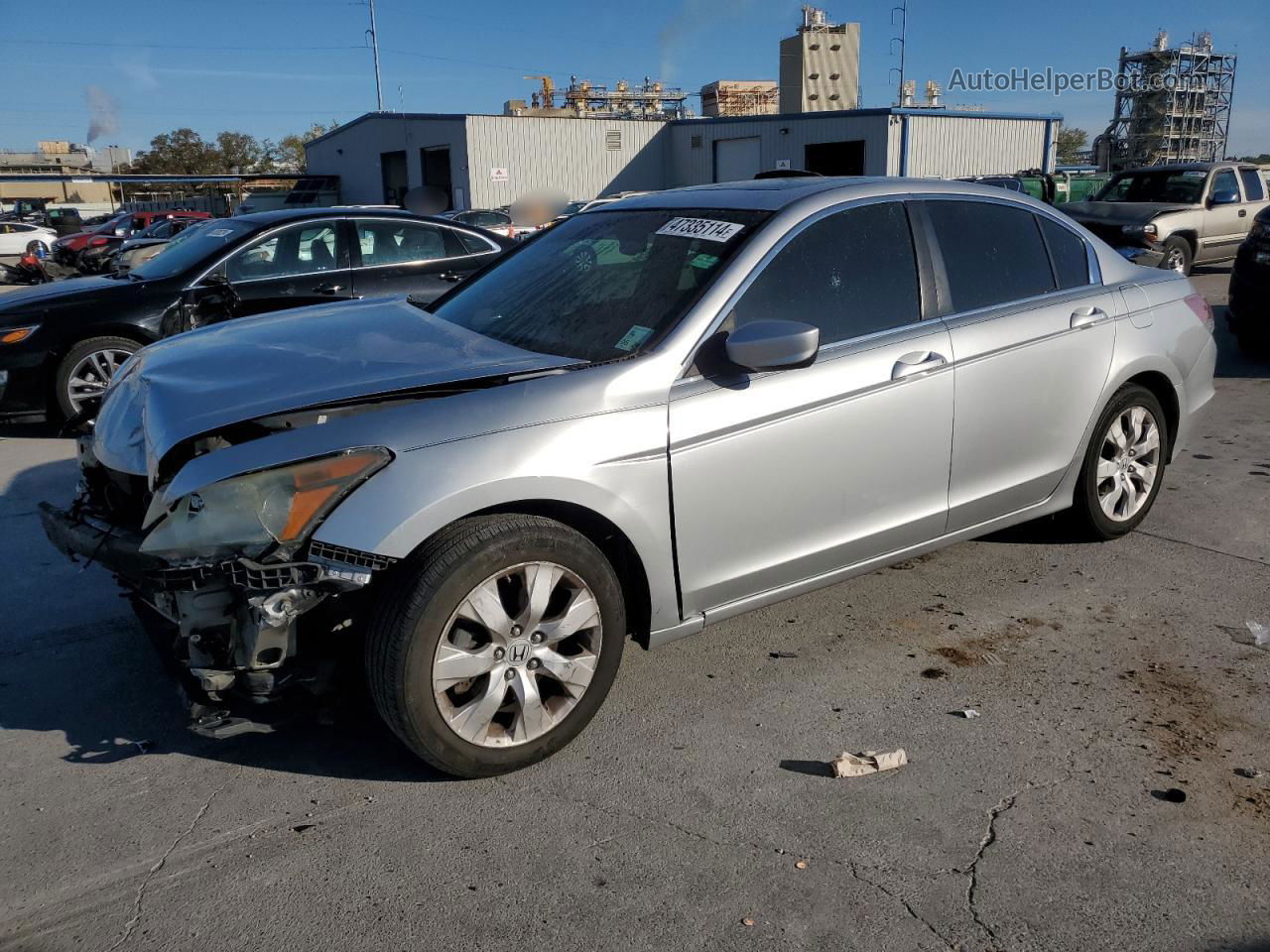 2008 Honda Accord Exl Серебряный vin: 1HGCP26898A069438