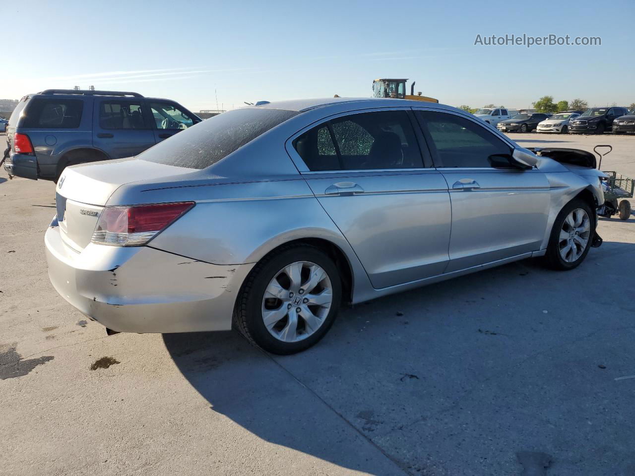 2008 Honda Accord Exl Silver vin: 1HGCP26898A069438