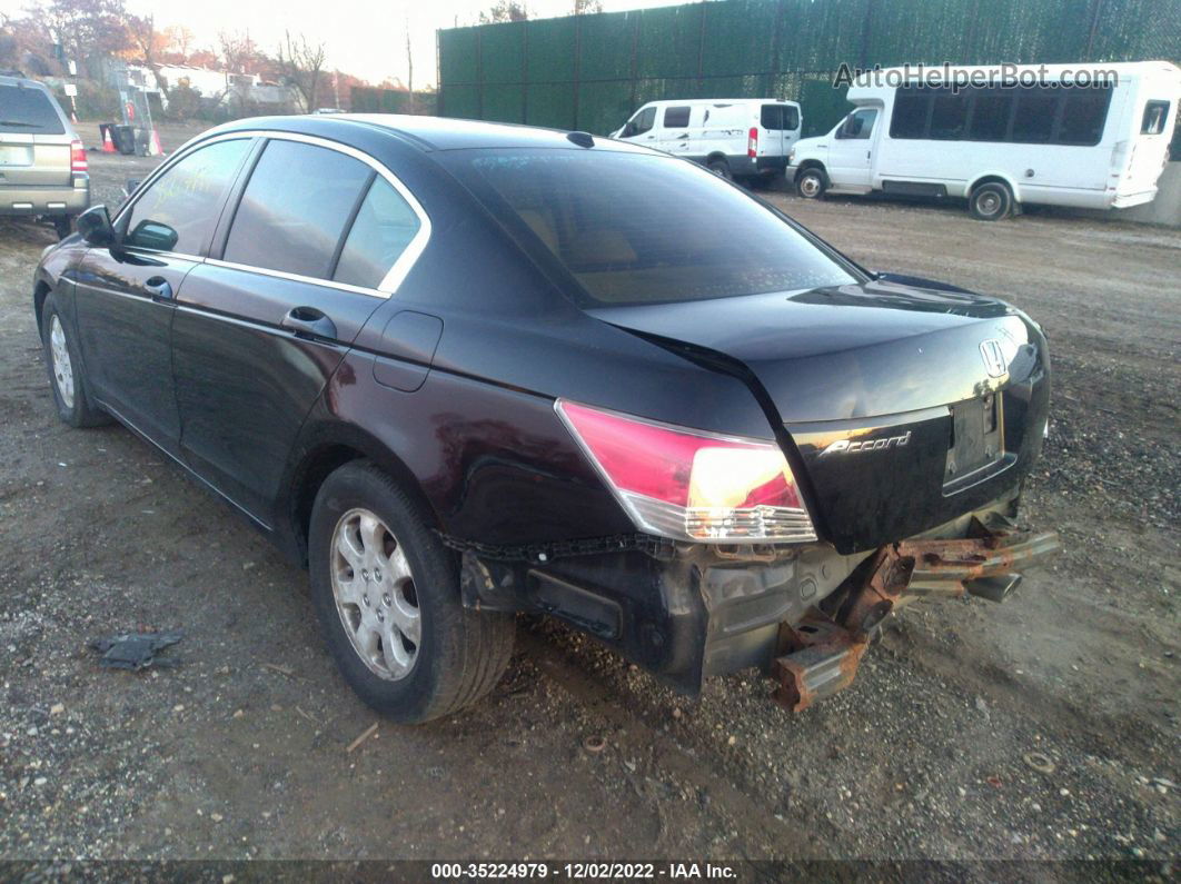 2008 Honda Accord Sdn Ex-l Black vin: 1HGCP26898A151167