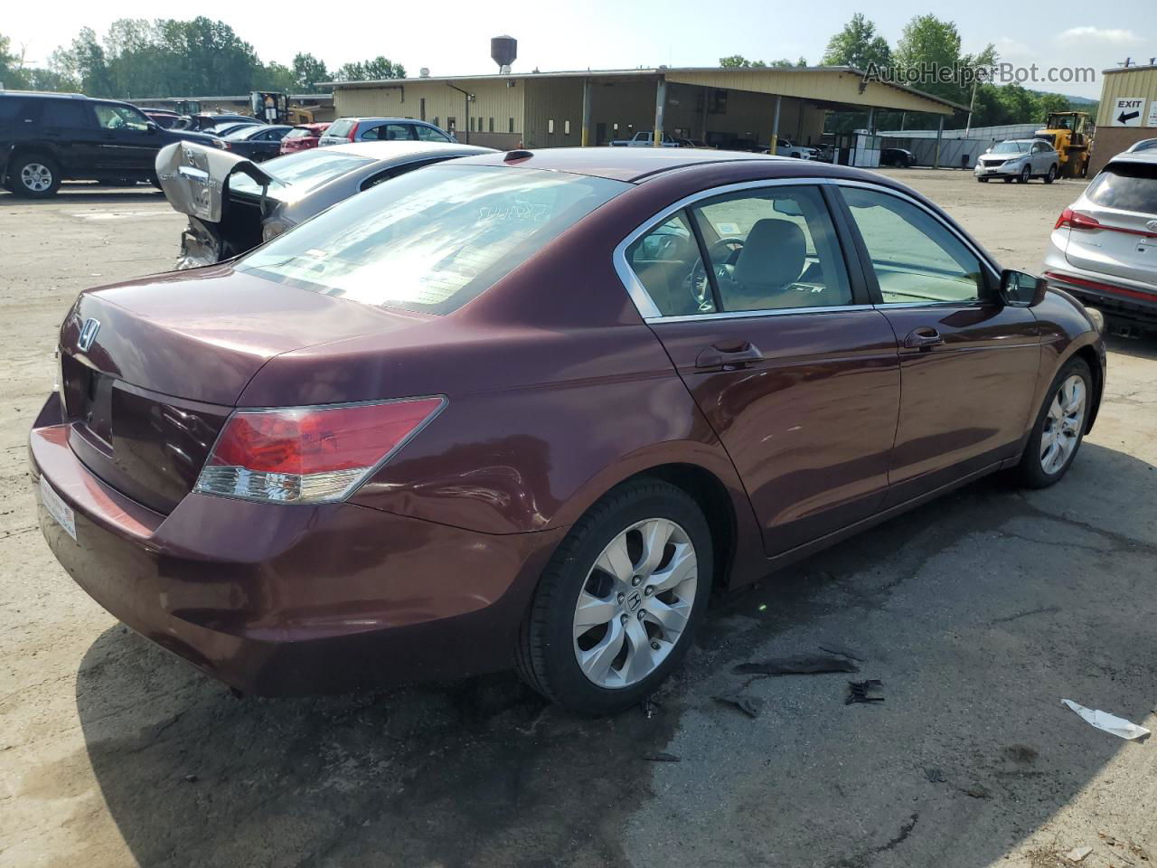 2009 Honda Accord Exl Red vin: 1HGCP26899A099461