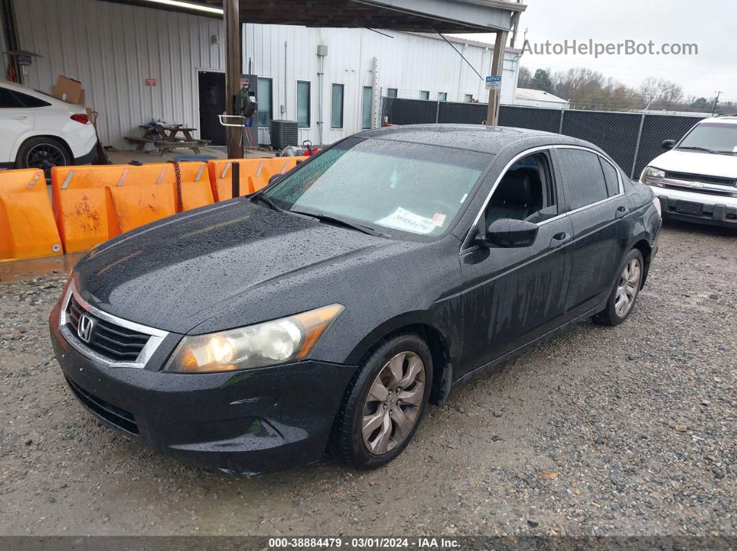 2008 Honda Accord 2.4 Ex-l Black vin: 1HGCP268X8A031703