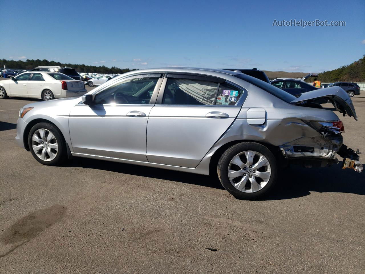 2008 Honda Accord Exl Silver vin: 1HGCP268X8A136192