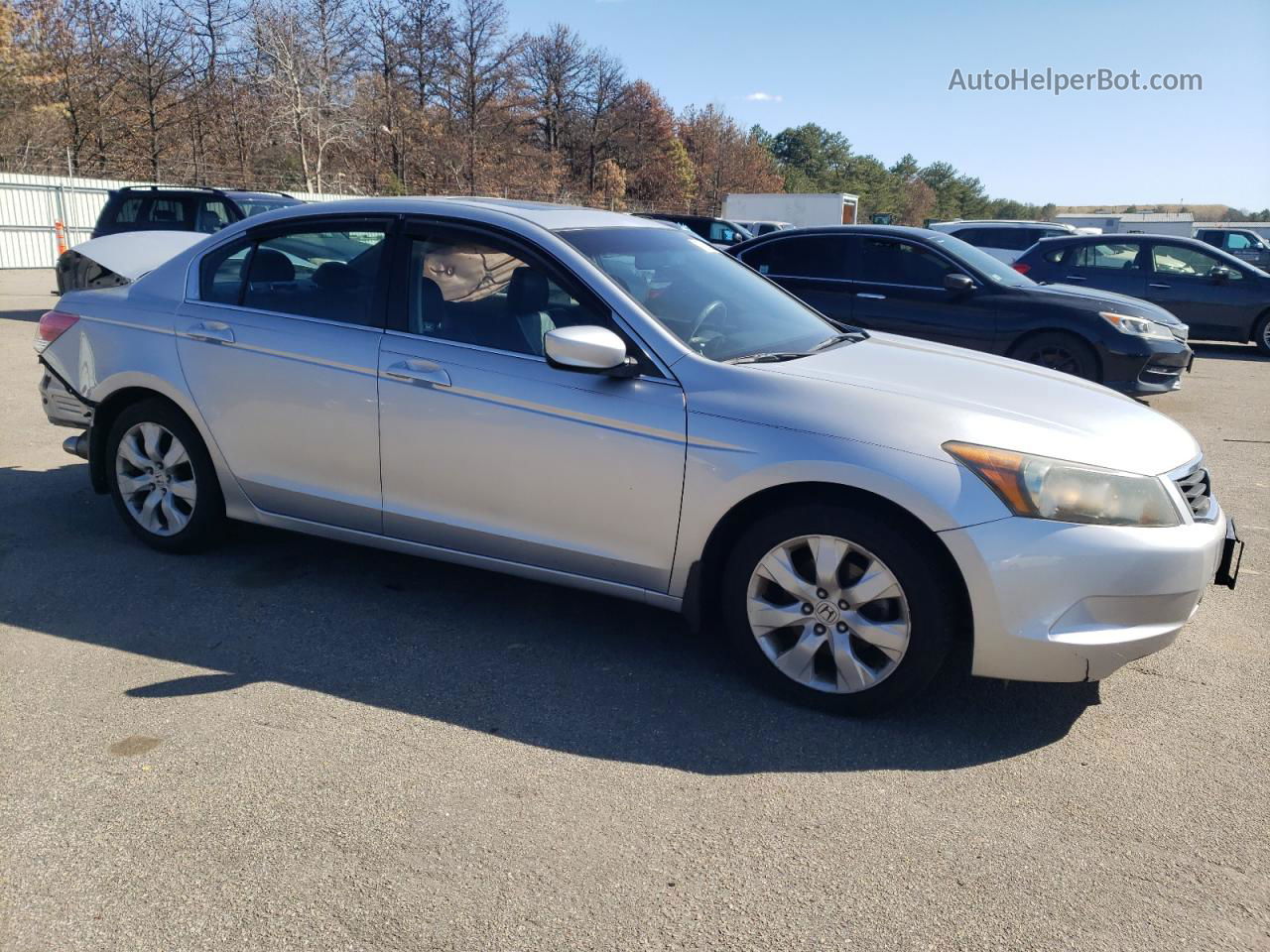 2008 Honda Accord Exl Silver vin: 1HGCP268X8A136192