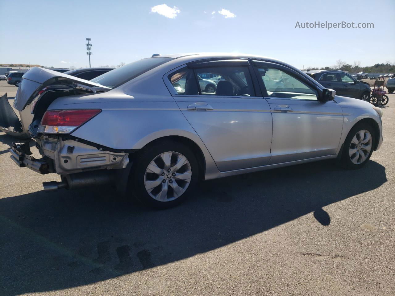 2008 Honda Accord Exl Silver vin: 1HGCP268X8A136192