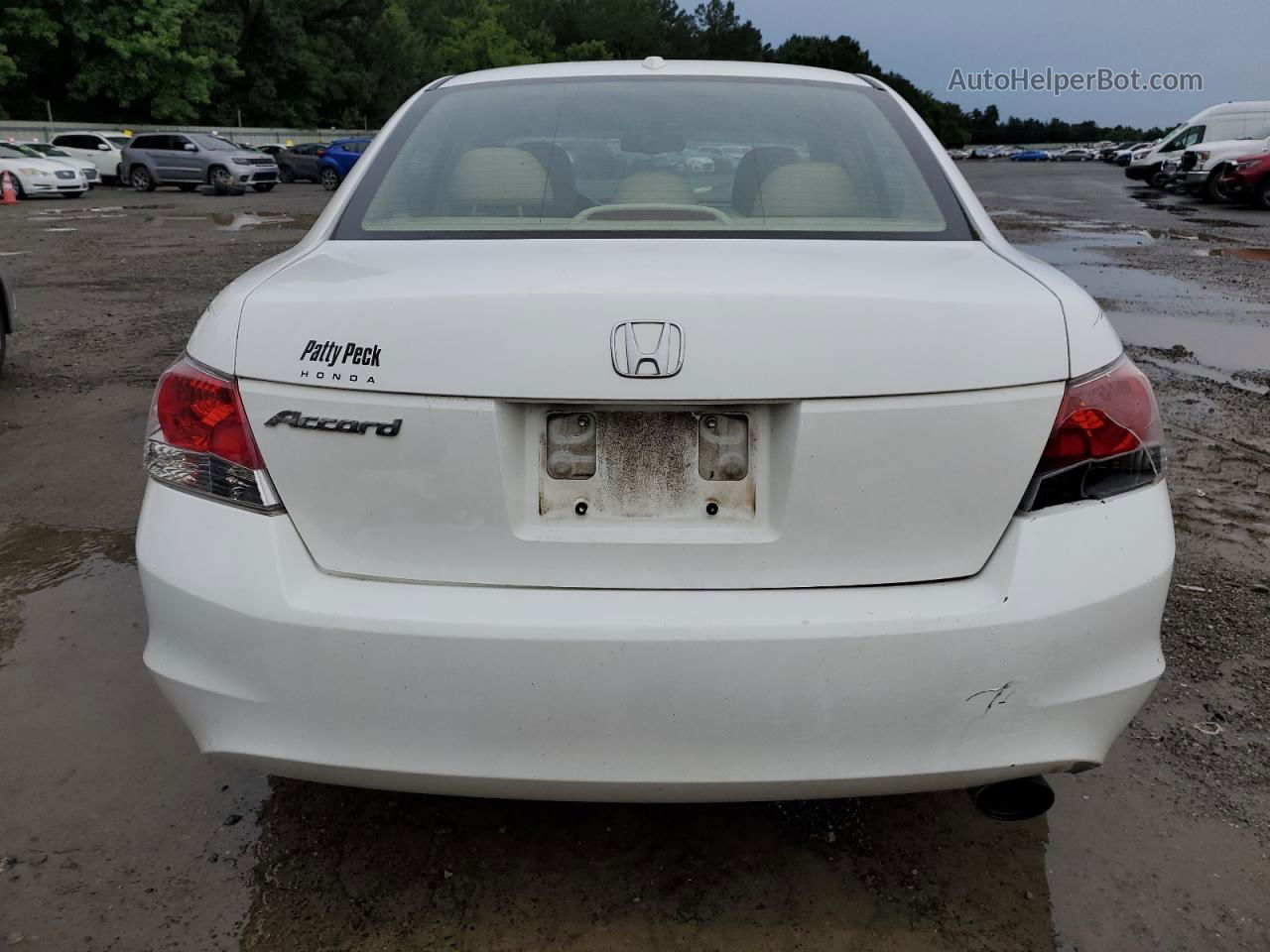 2009 Honda Accord Exl White vin: 1HGCP268X9A044517