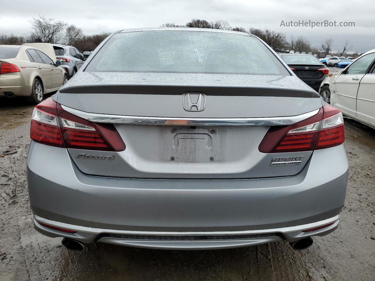 2017 Honda Accord Sport Special Edition Silver vin: 1HGCR2F11HA258906