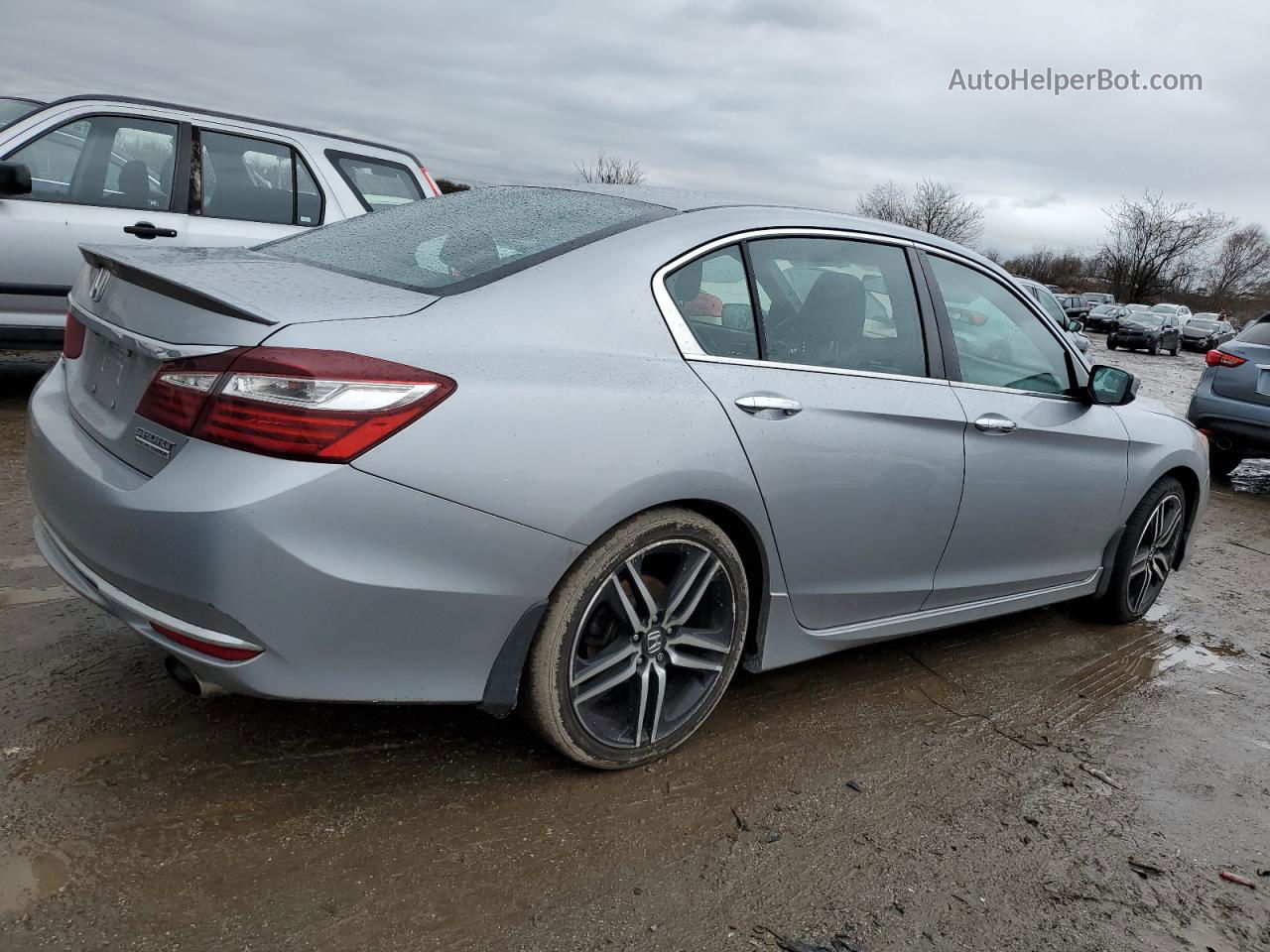 2017 Honda Accord Sport Special Edition Silver vin: 1HGCR2F11HA258906