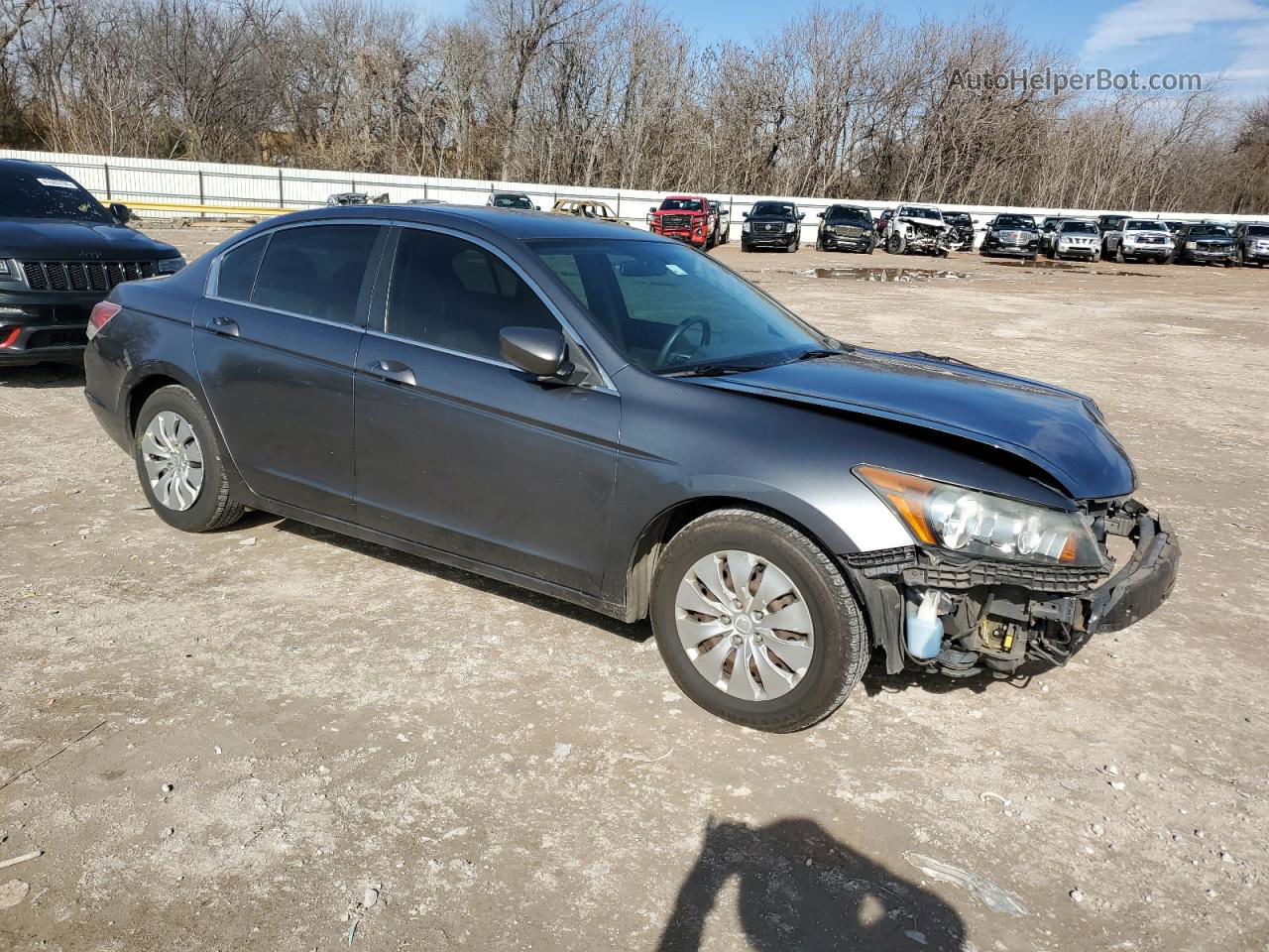 2010 Honda Accord Lx Gray vin: 1HGCP2F32AA137797