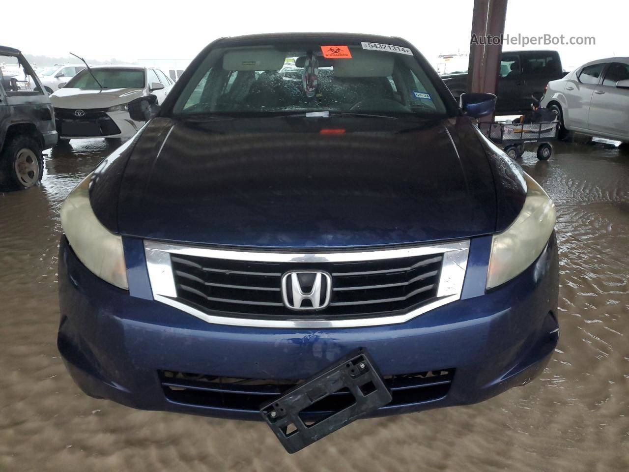2010 Honda Accord Lx Blue vin: 1HGCP2F33AA086777