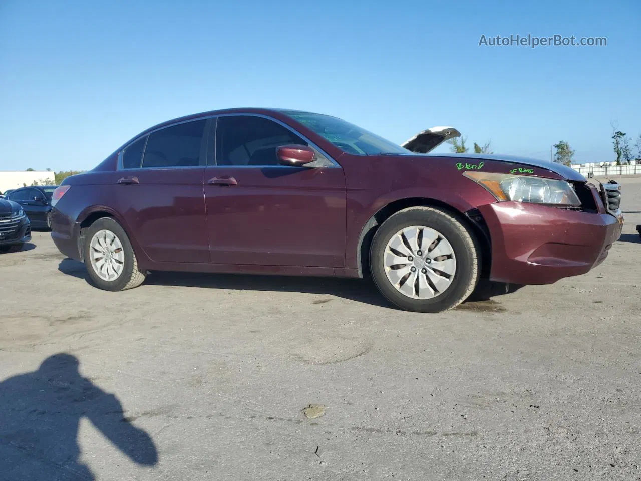 2010 Honda Accord Lx Red vin: 1HGCP2F33AA117445