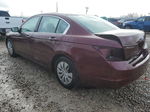 2010 Honda Accord Lx Бордовый vin: 1HGCP2F34AA144931