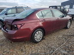 2010 Honda Accord Lx Бордовый vin: 1HGCP2F34AA144931