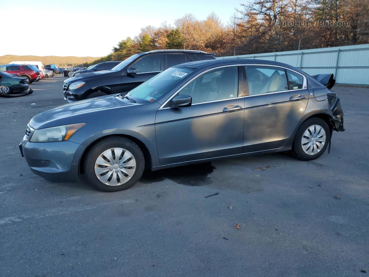 2010 Honda Accord Lx Gray vin: 1HGCP2F35AA124865