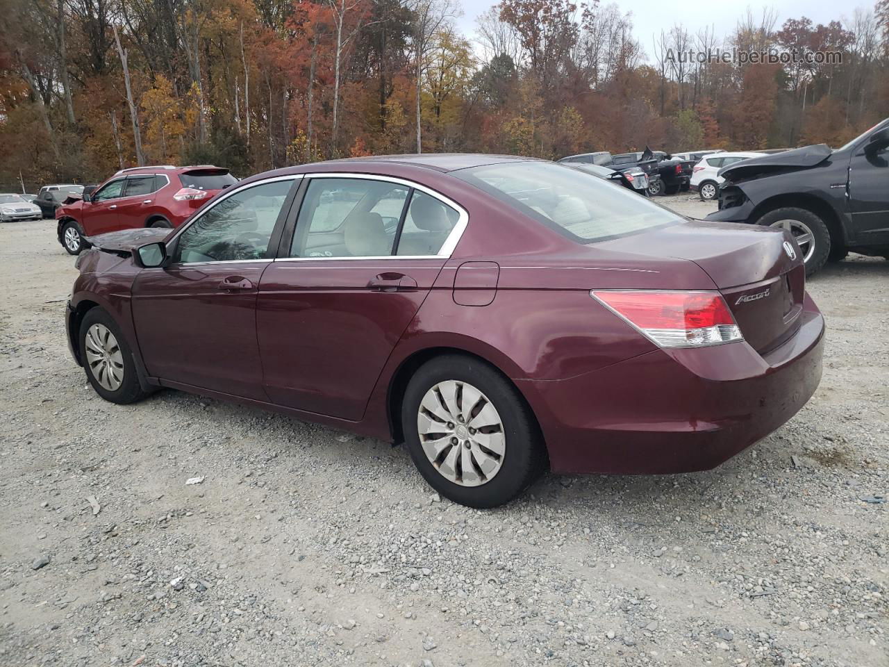 2010 Honda Accord Lx Maroon vin: 1HGCP2F36AA056446