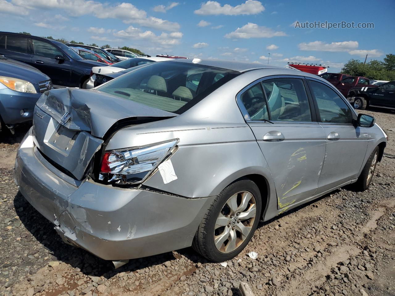 2010 Honda Accord Exl Silver vin: 1HGCP2F81AA020871