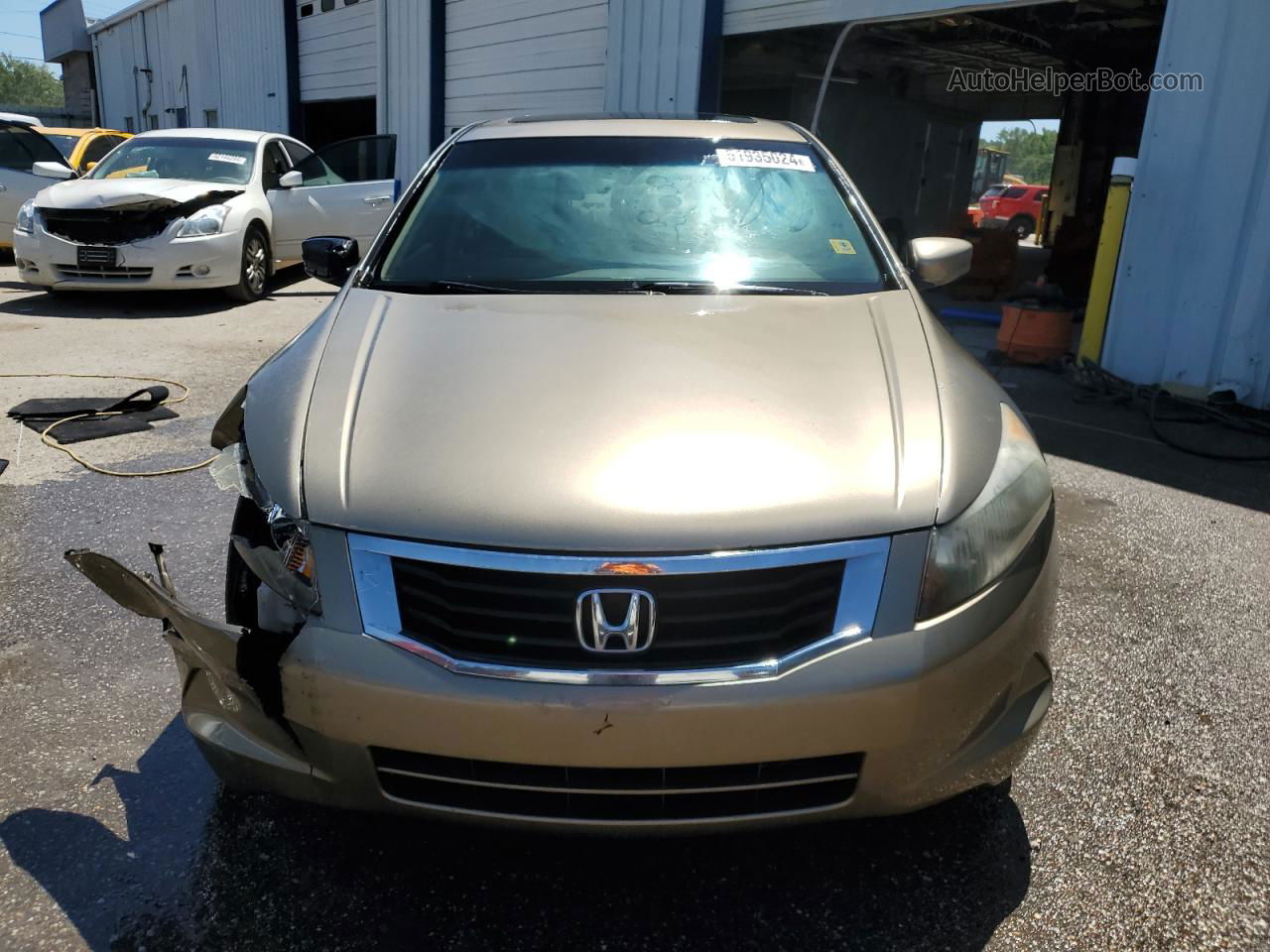 2010 Honda Accord Exl Tan vin: 1HGCP2F89AA069459