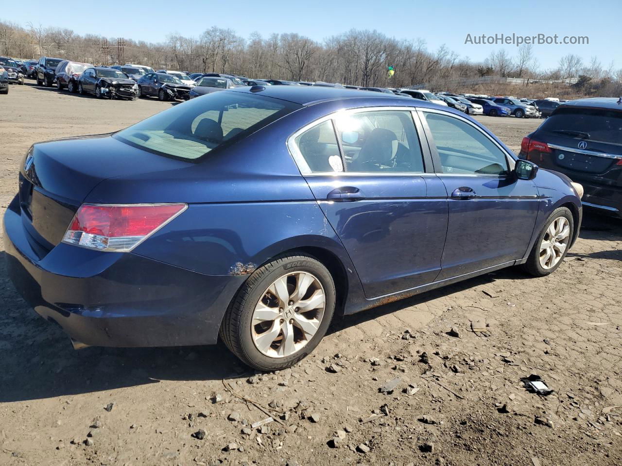 2010 Honda Accord Exl Синий vin: 1HGCP2F89AA168959