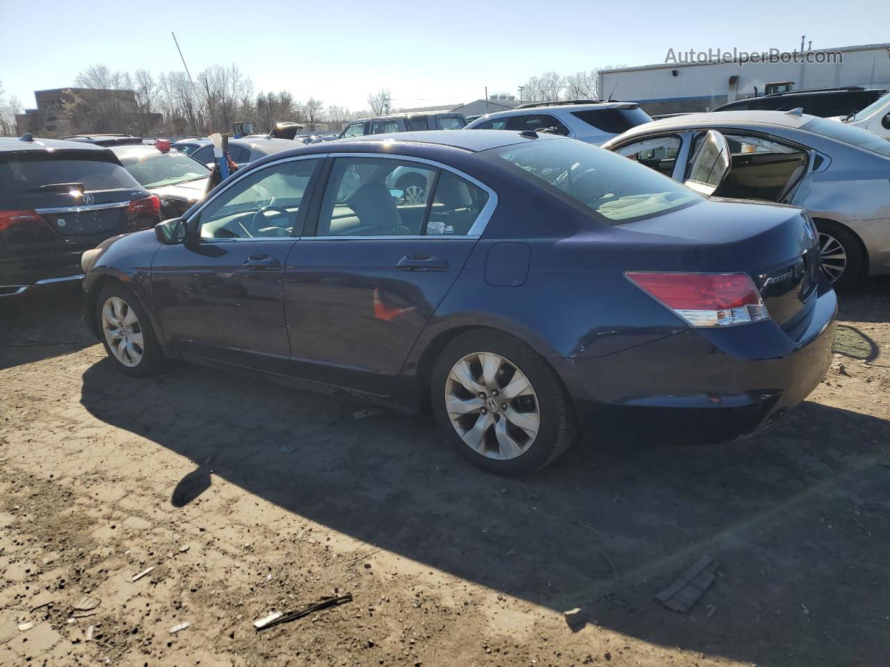 2010 Honda Accord Exl Синий vin: 1HGCP2F89AA168959