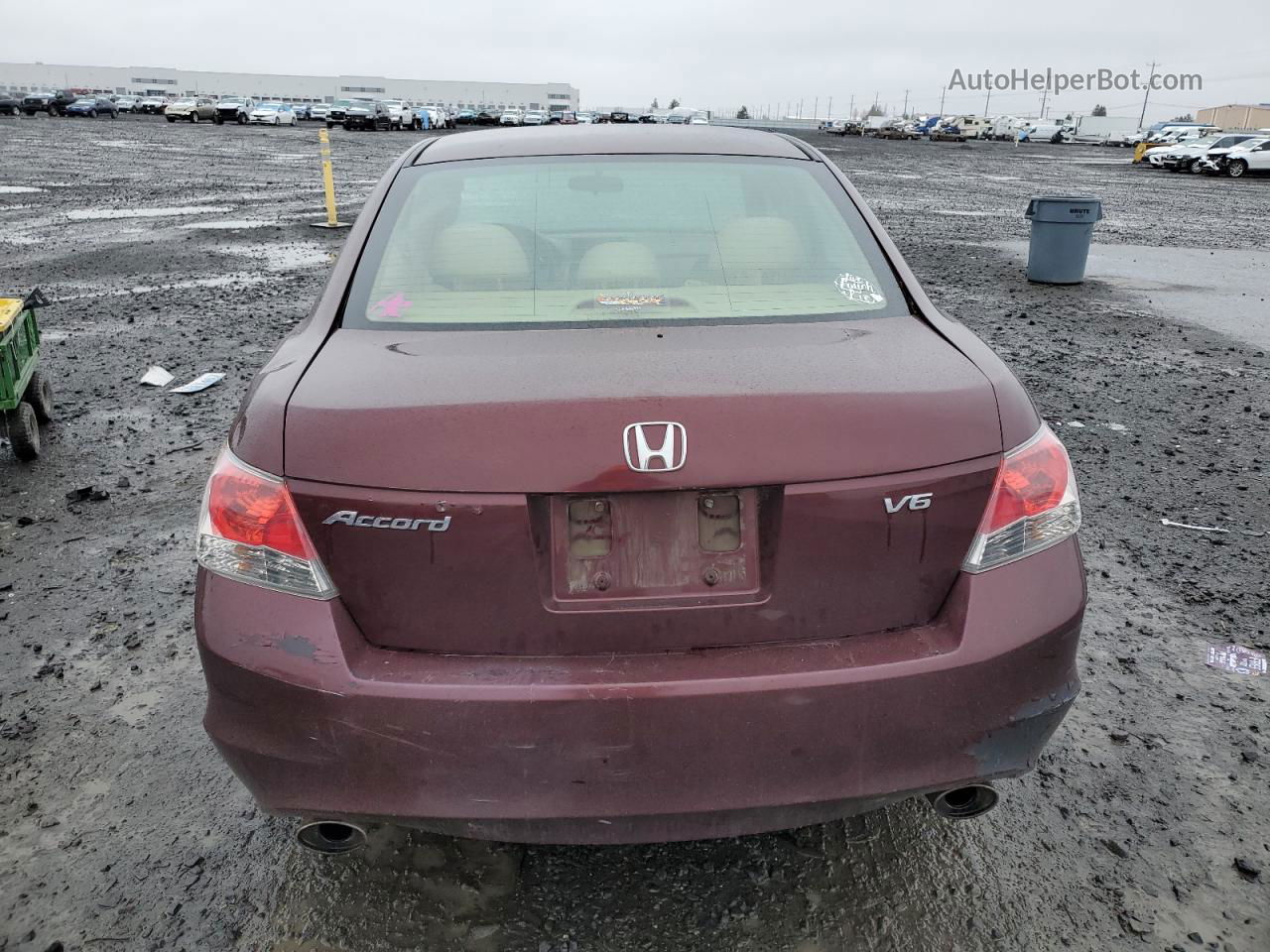 2008 Honda Accord Ex Красный vin: 1HGCP36708A040889