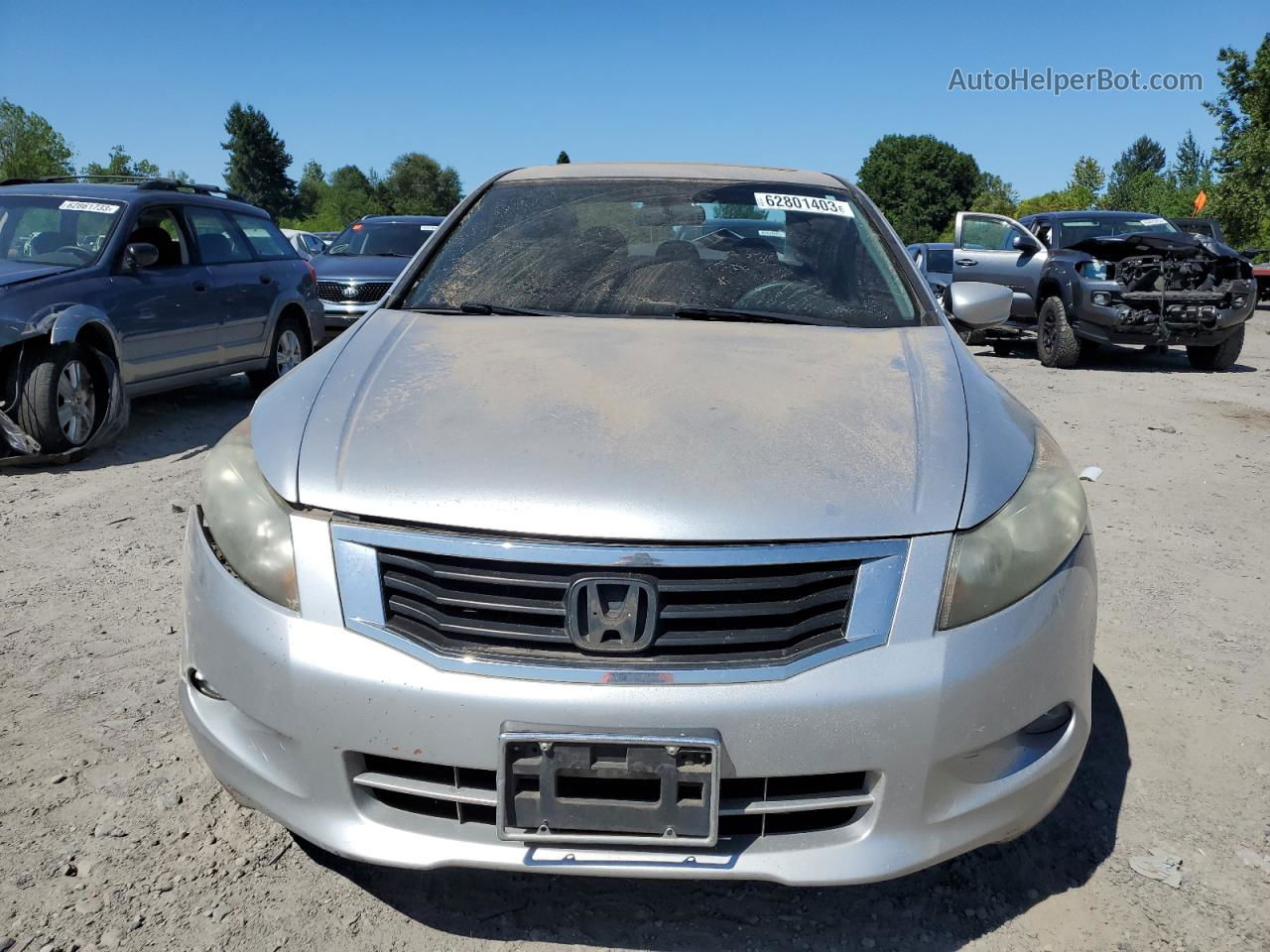 2009 Honda Accord Ex Silver vin: 1HGCP36719A025433