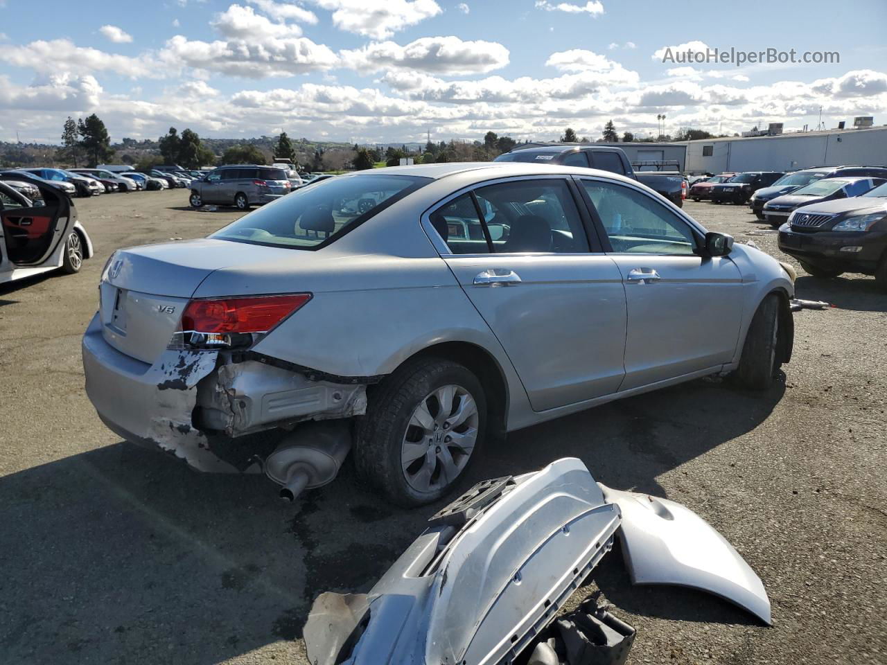 2008 Honda Accord Ex Silver vin: 1HGCP36738A004324