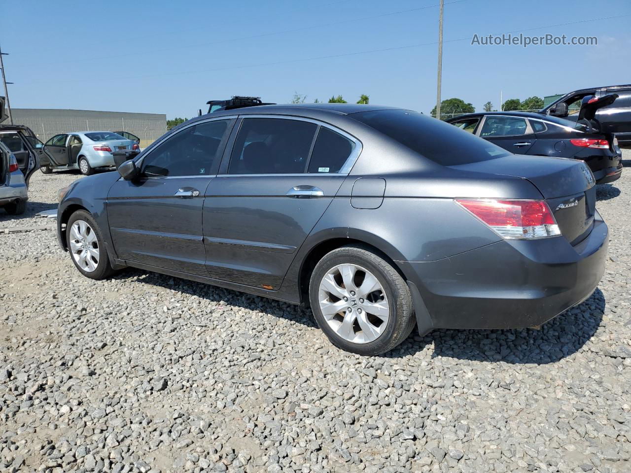 2008 Honda Accord Ex Gray vin: 1HGCP36738A011404