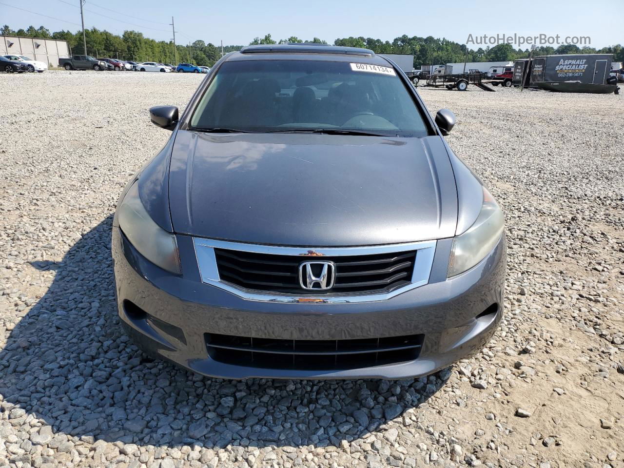 2008 Honda Accord Ex Gray vin: 1HGCP36738A011404