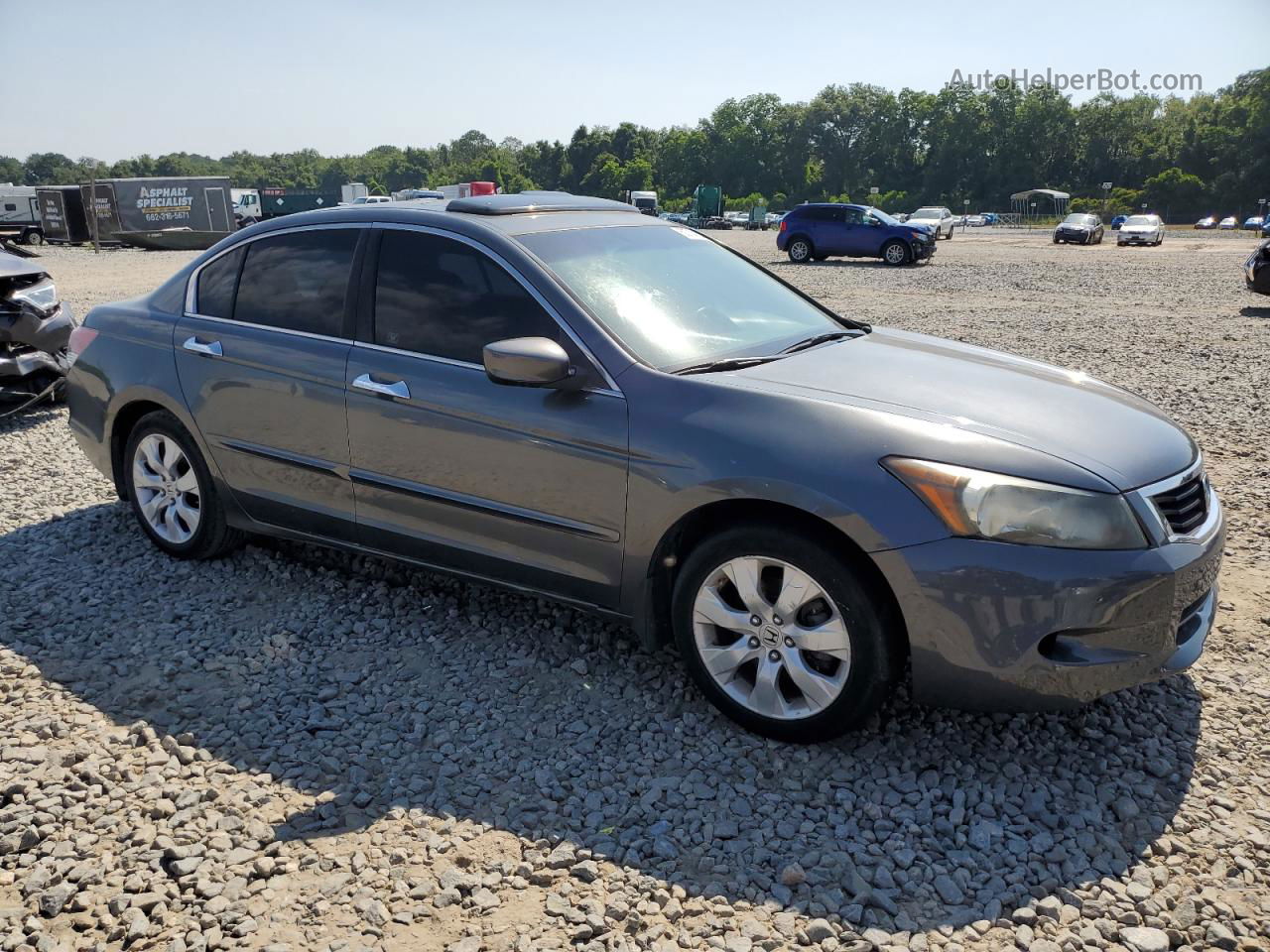 2008 Honda Accord Ex Gray vin: 1HGCP36738A011404