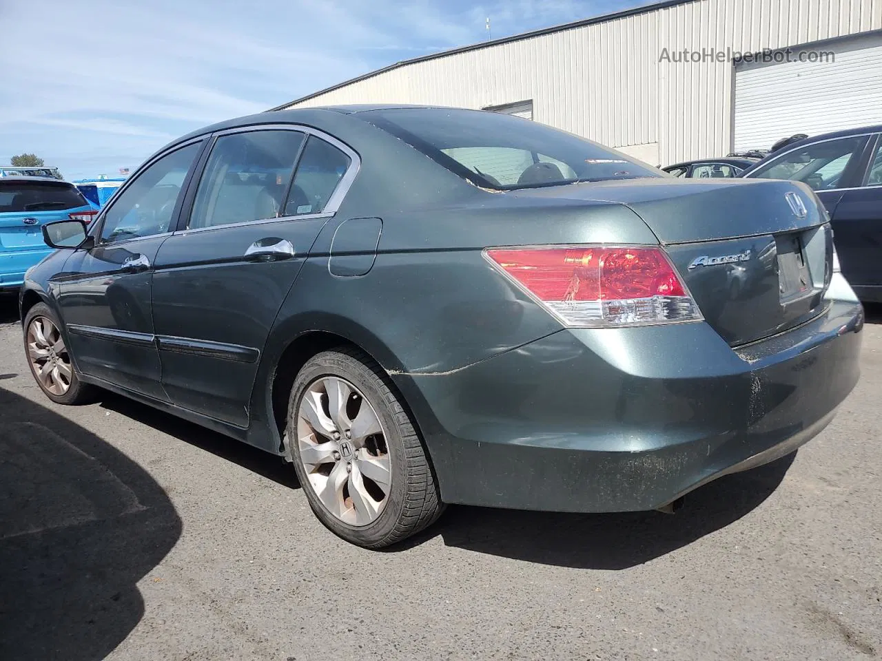 2008 Honda Accord Ex Green vin: 1HGCP36738A040000