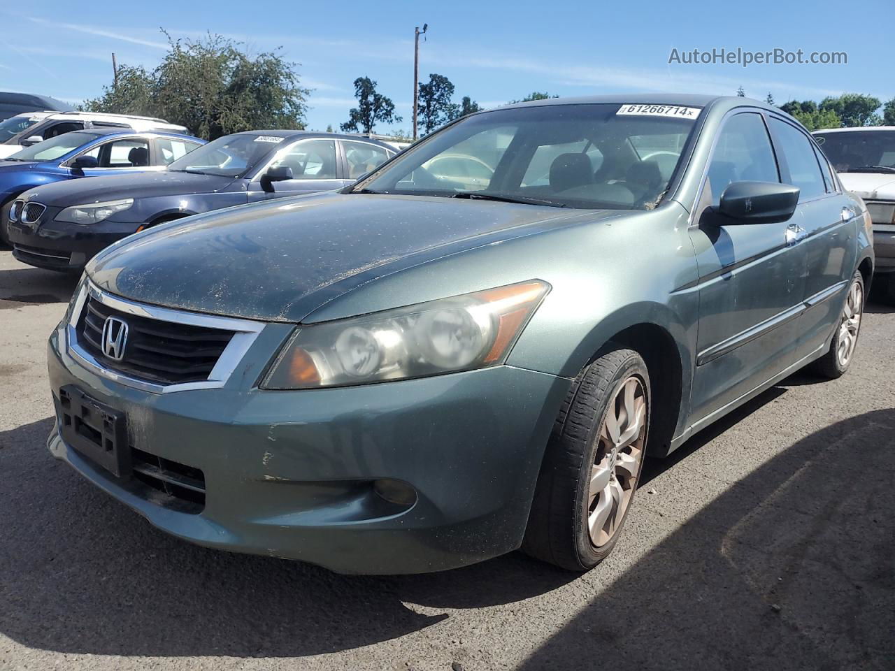 2008 Honda Accord Ex Green vin: 1HGCP36738A040000