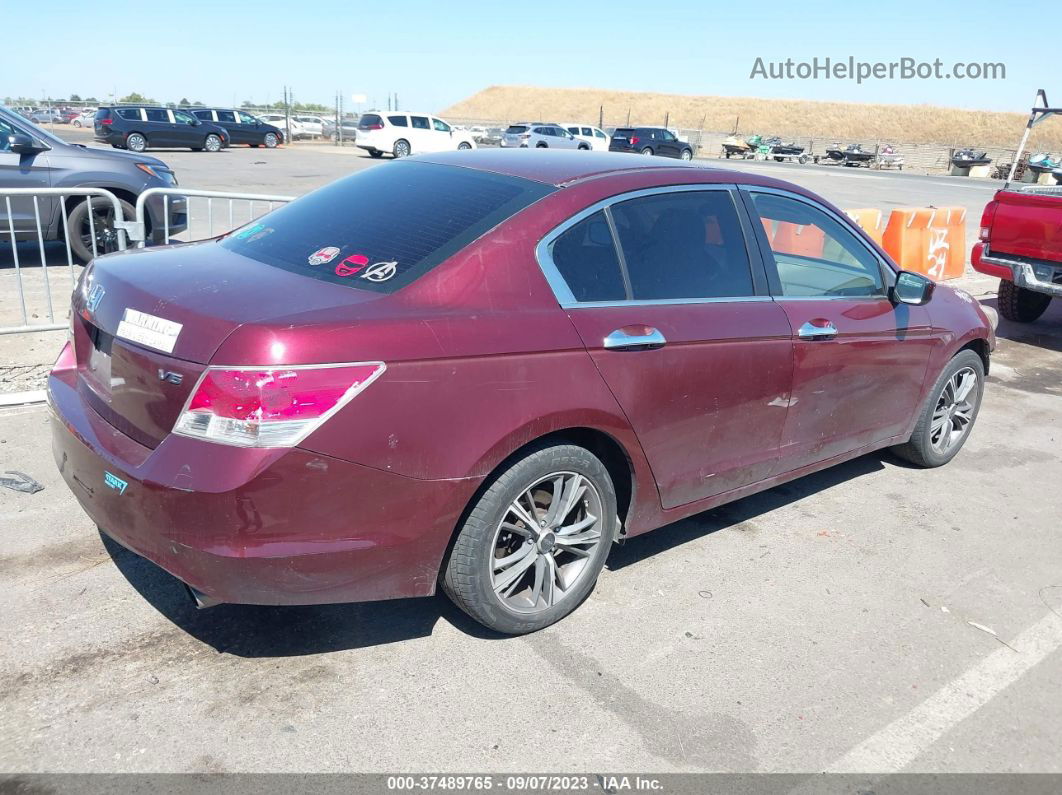 2008 Honda Accord Sdn Ex Темно-бордовый vin: 1HGCP36758A047725