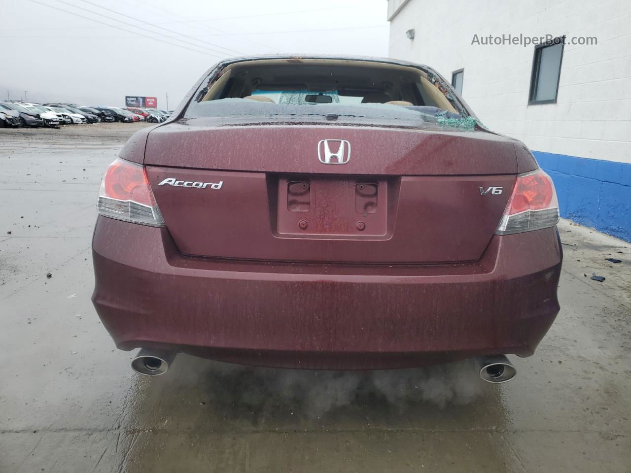 2008 Honda Accord Ex Бордовый vin: 1HGCP36758A077453