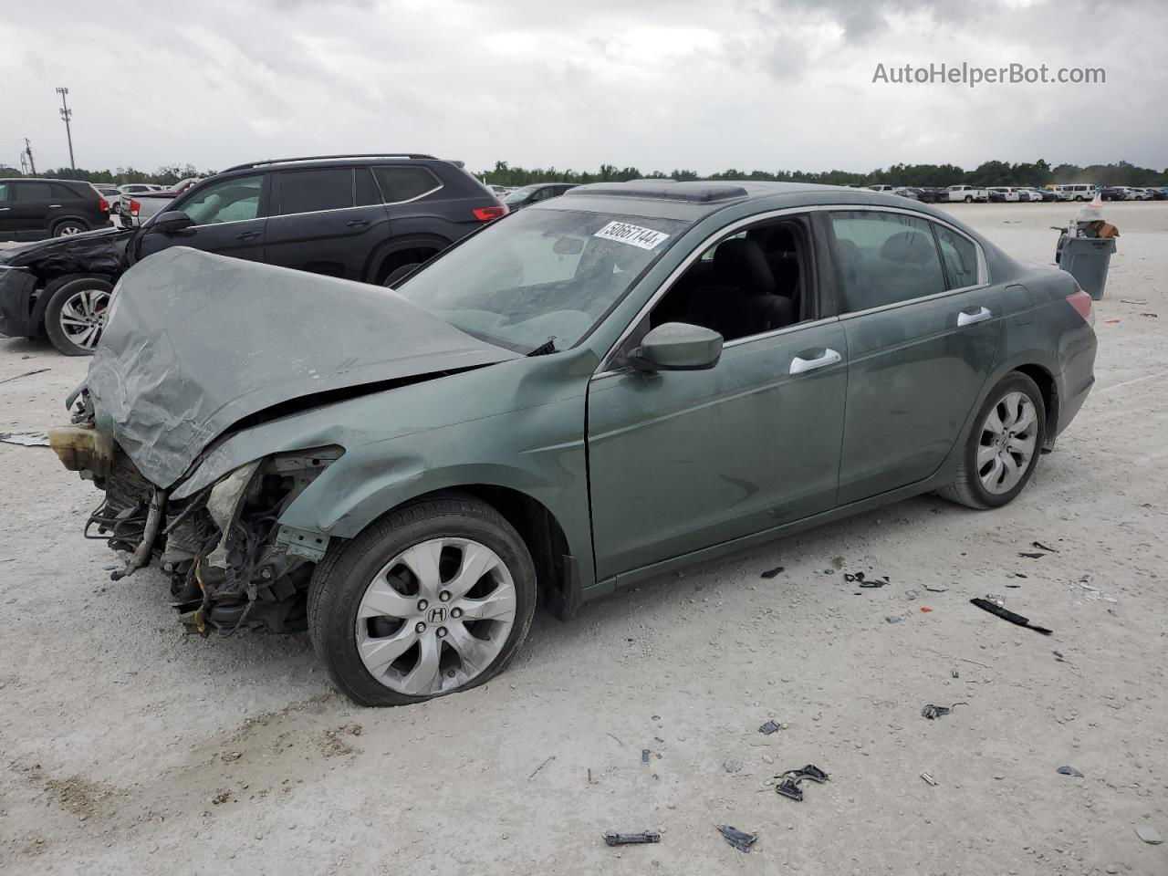 2009 Honda Accord Ex Green vin: 1HGCP36759A044521