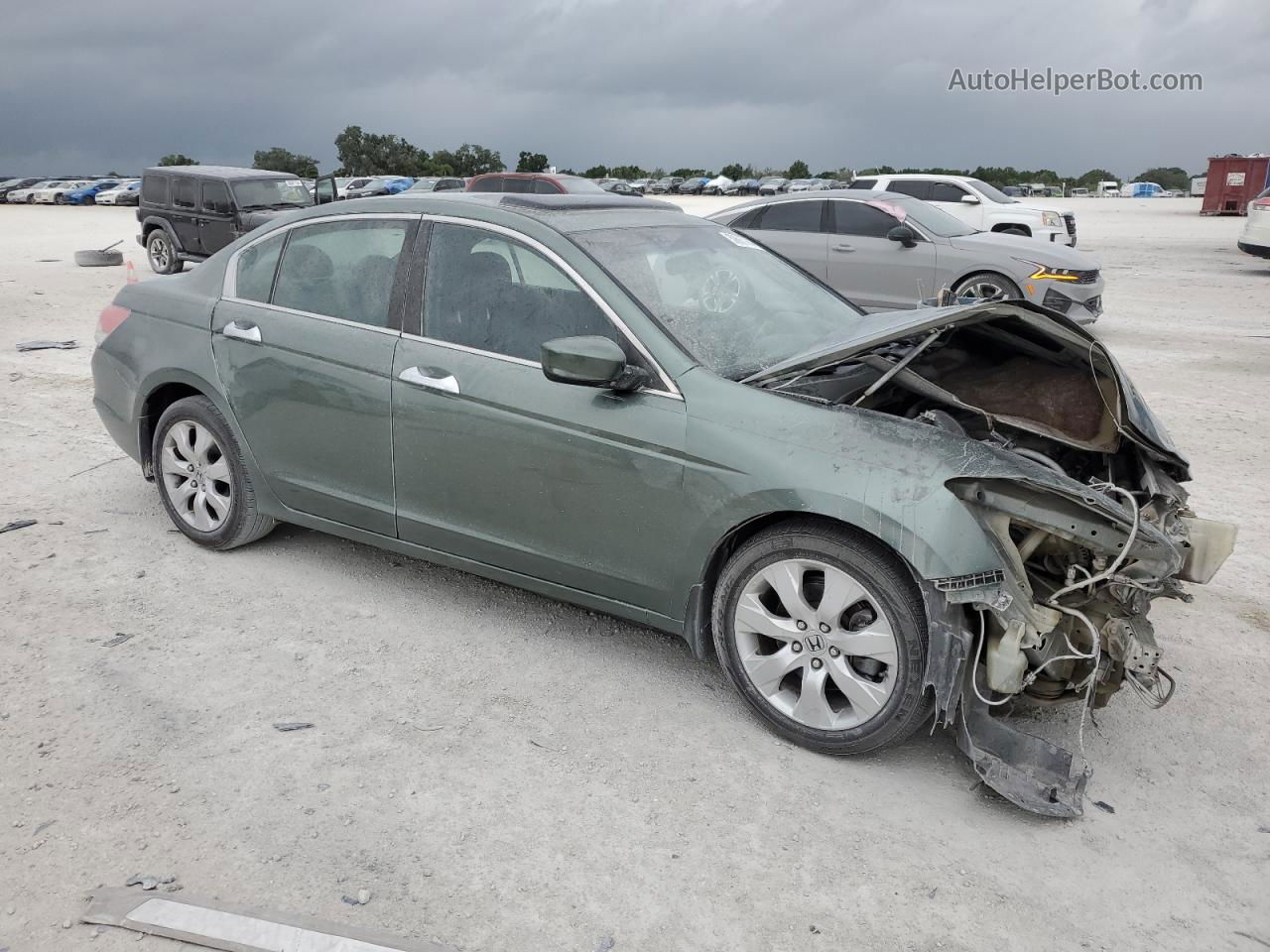 2009 Honda Accord Ex Green vin: 1HGCP36759A044521