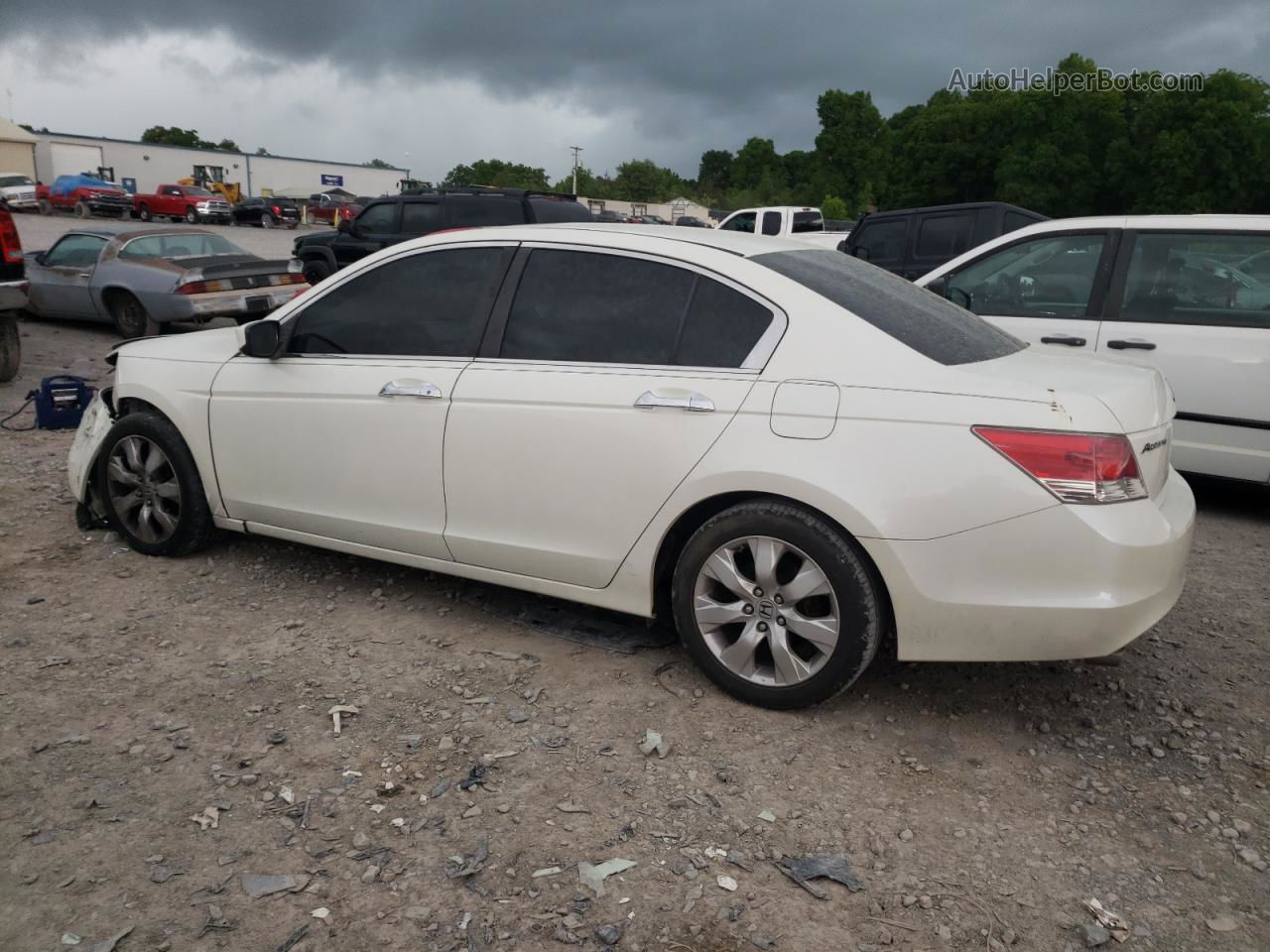 2008 Honda Accord Ex White vin: 1HGCP36788A048545