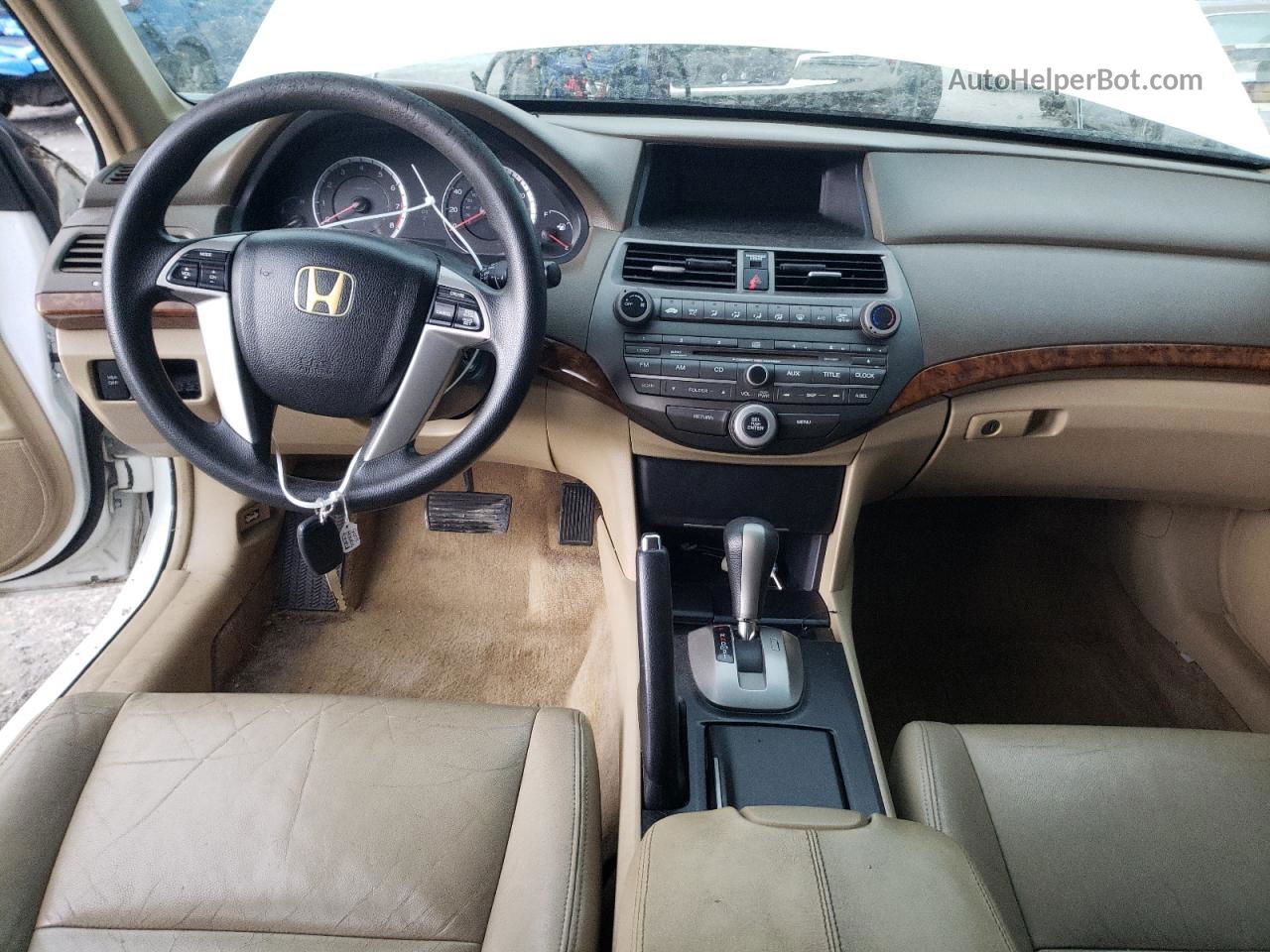 2008 Honda Accord Ex Белый vin: 1HGCP36788A048545