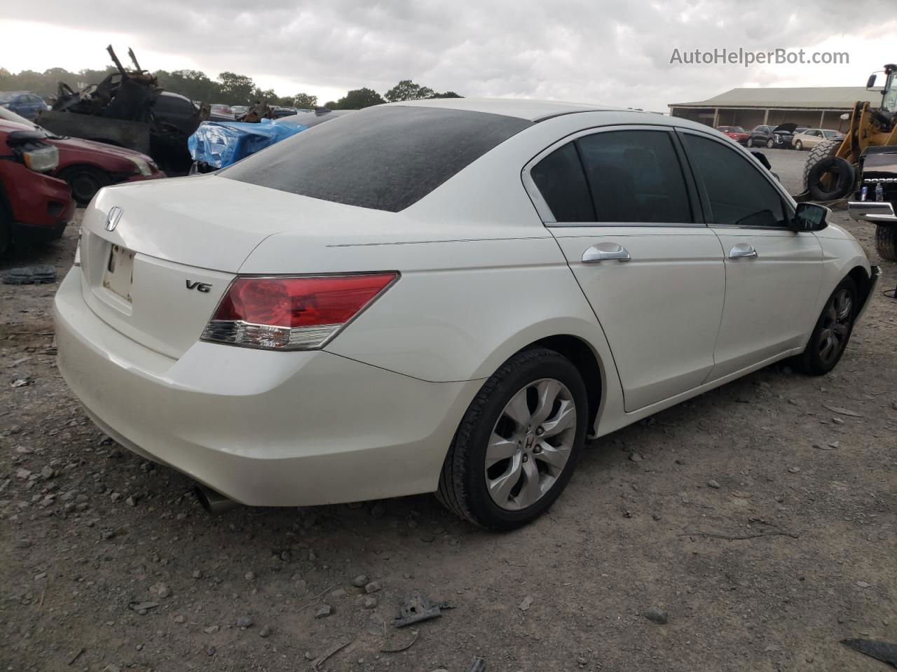 2008 Honda Accord Ex Белый vin: 1HGCP36788A048545