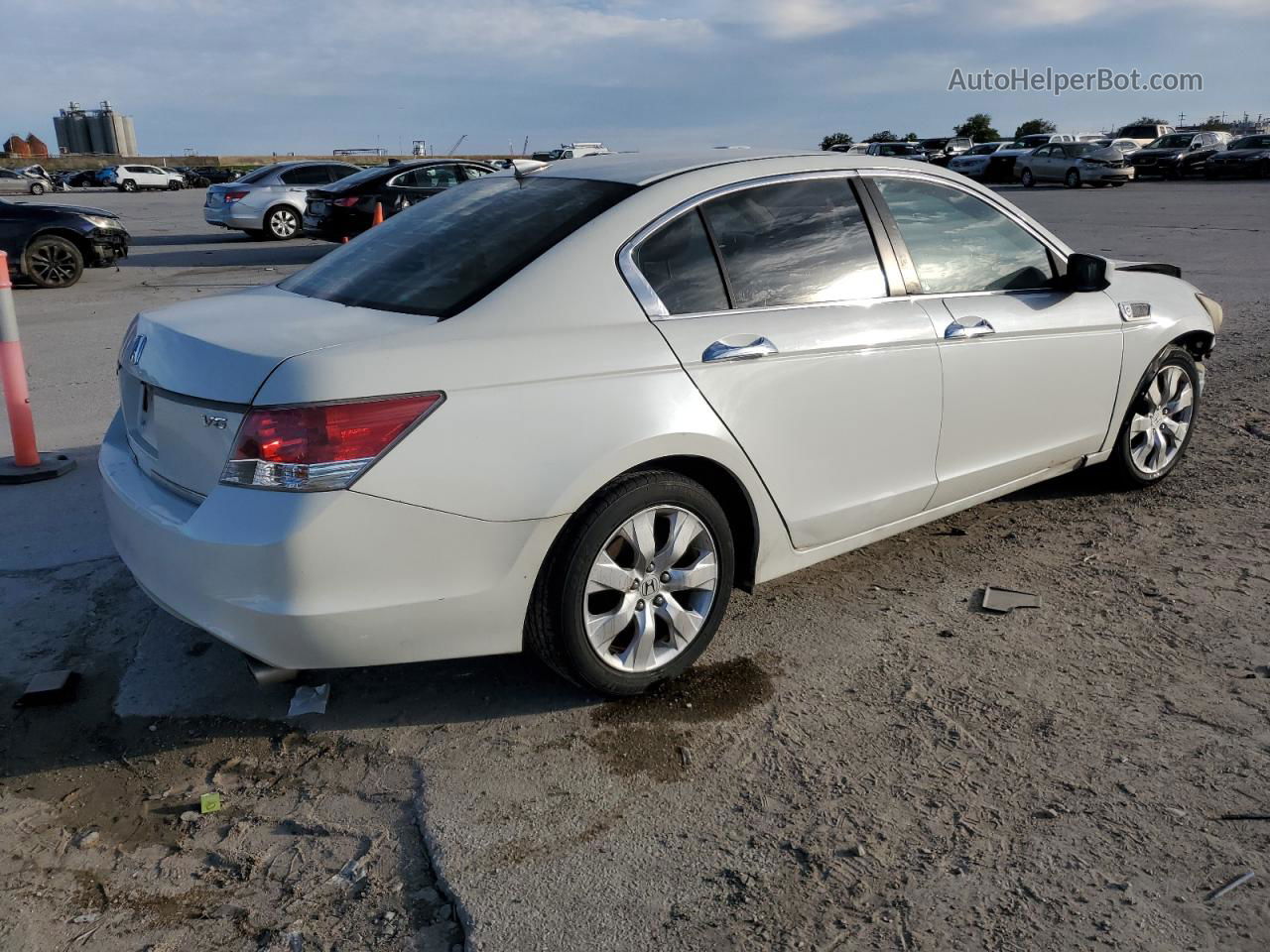 2008 Honda Accord Ex White vin: 1HGCP36788A080718