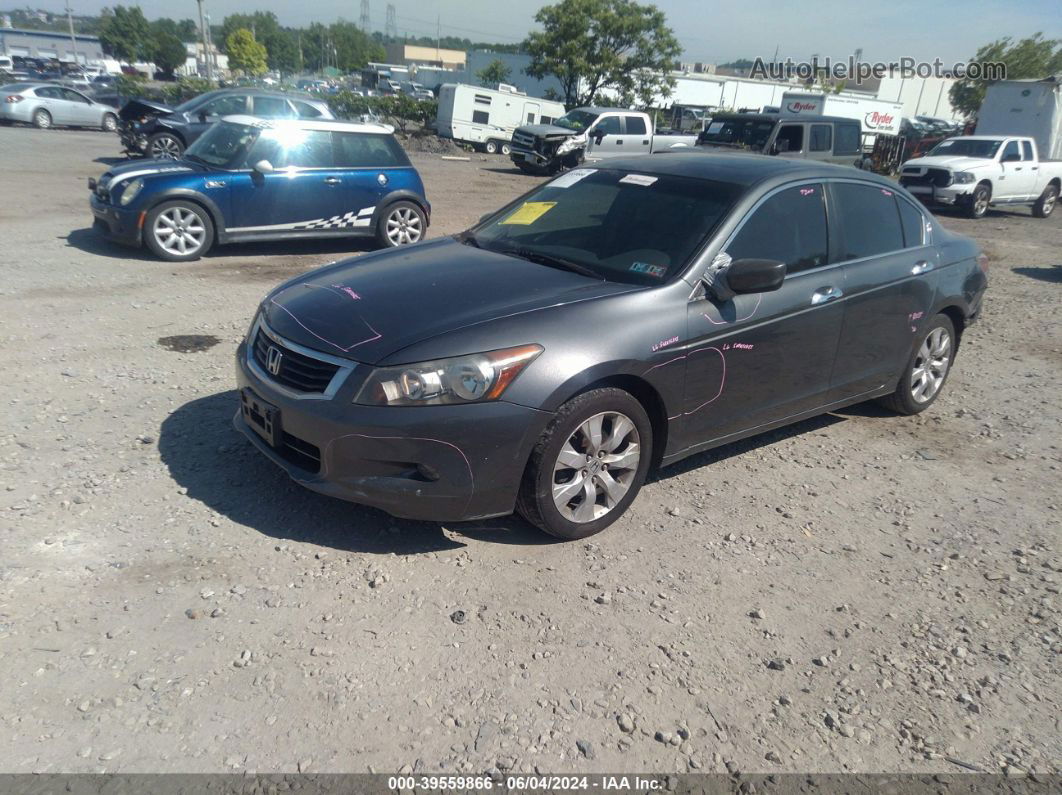 2008 Honda Accord 3.5 Ex-l Gray vin: 1HGCP36818A019428