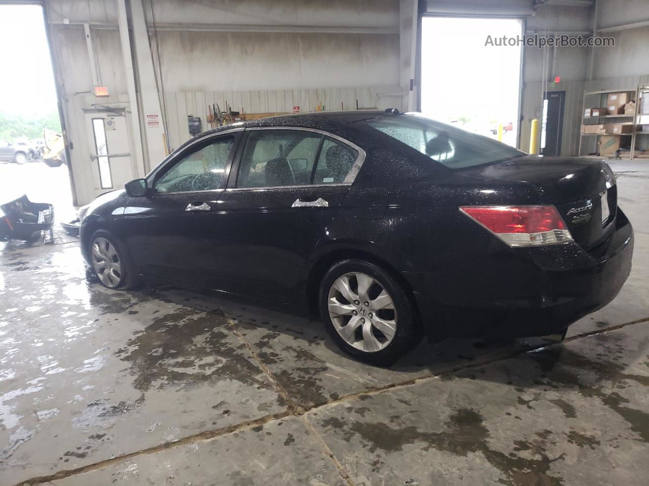 2008 Honda Accord Exl Black vin: 1HGCP36818A053577