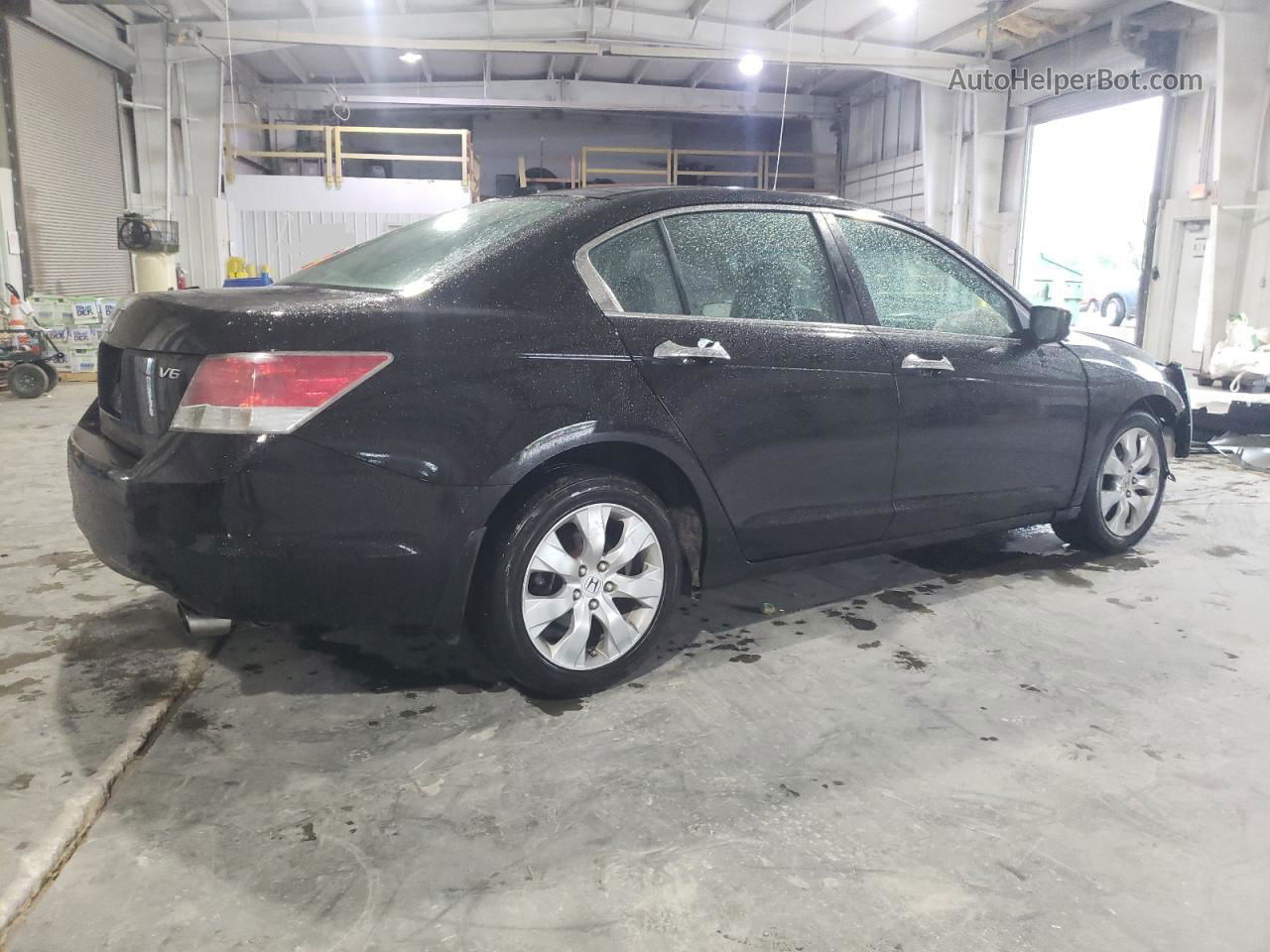 2008 Honda Accord Exl Black vin: 1HGCP36818A053577