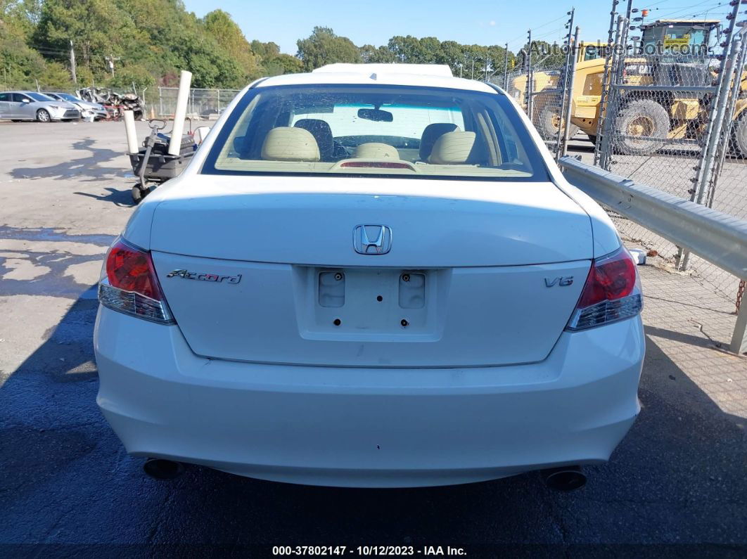 2008 Honda Accord Sdn Ex-l White vin: 1HGCP36828A047447